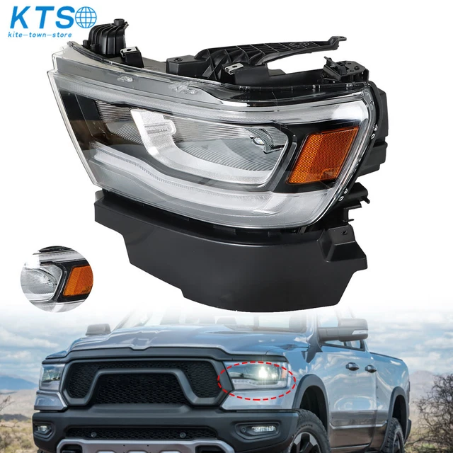 FULL LED HEADLIGHT For 20192021 Dodge Ram 1500 W/DRL Headlamp Driver
