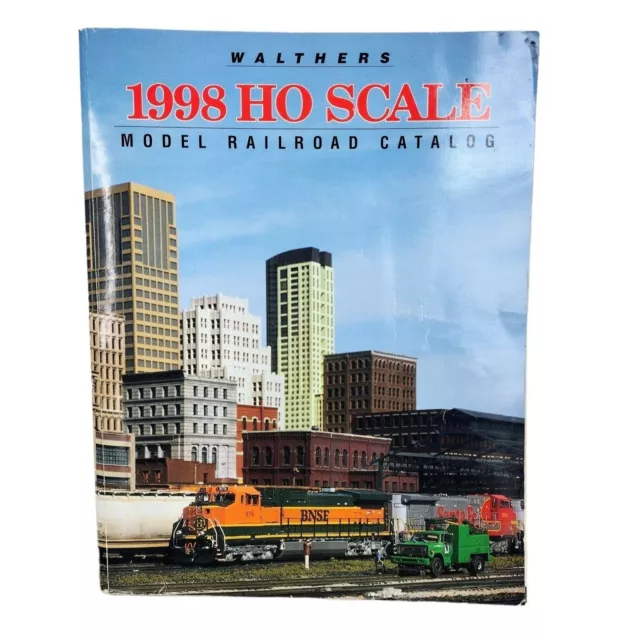 HO Scale Walthers 1998 Model Railroad Catalog Book Vintage