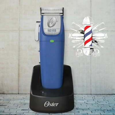 Oster Fast Feed Cordless Adjustable Blade Clipper BLUE NEW