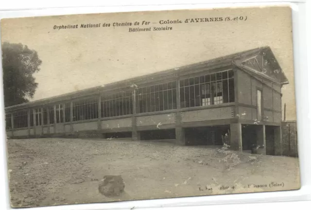 1 CPA 95 Val d Oise Avernes Orphelinat National Des Chemins De Fer pcfravainc253