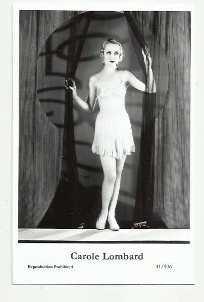 (Bx14) Carole Lombard Photo Postcard (41/106) Filmstar  Pin Up  Glamor Girl
