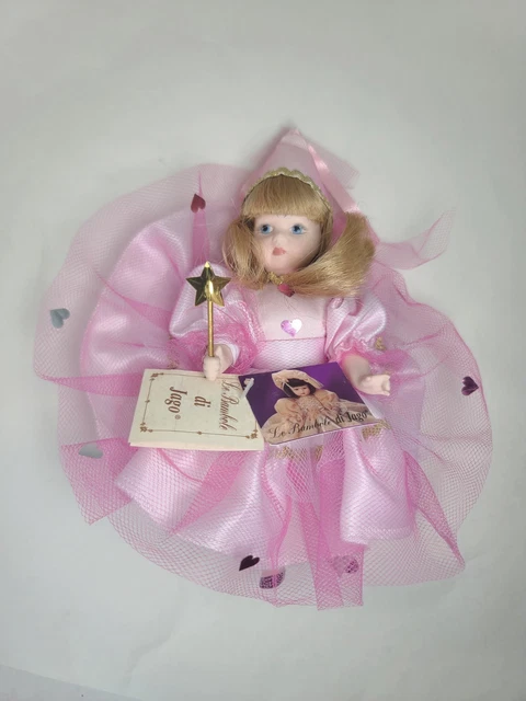 1495. LE BAMBOLE DI JAGO PORCELLANA BISCUIT D'EPOCA FATTE A MANO H