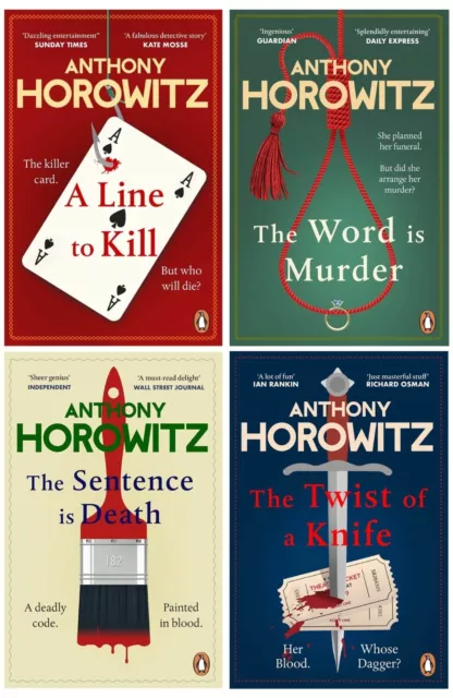 Anthony Horowitz 4 Books Collection Set - Fiction - Paperback