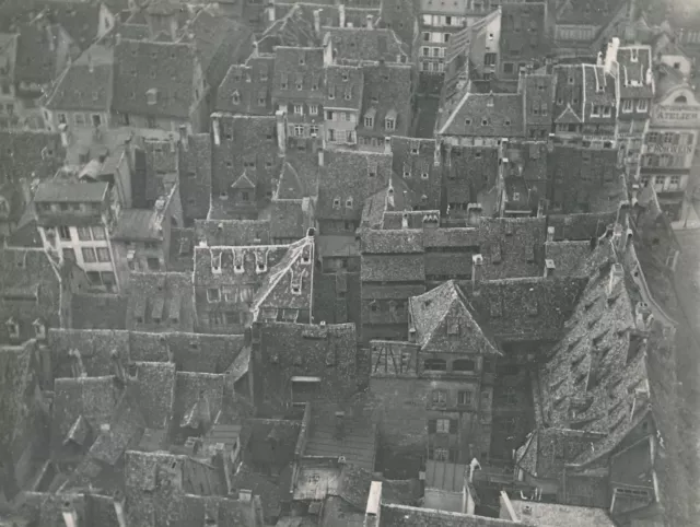 STRASBOURG c. 1900-20 - Panorama Les Toits de la Ville Bas-Rhin - NV 1577