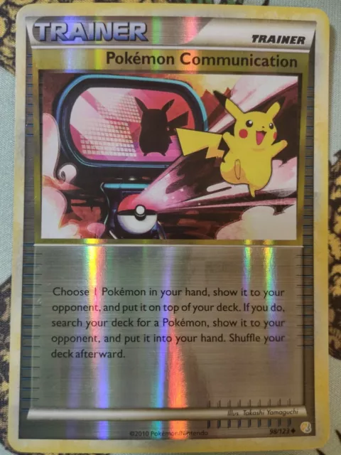 Pokemon Communication HGSS Reverse Foil
