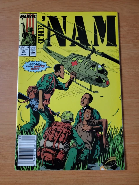 The 'Nam #36 Newsstand Variant ~ NEAR MINT NM ~ 1989 Marvel Comics