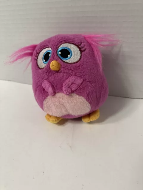 Angry Birds Hatchling Commonwealth Rovio Plush Official Baby Hot Pink Purple 4”