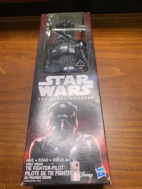 Star Wars The Force Awakens 12” First Order Tie Fighter Pilot Disney Hasbro New