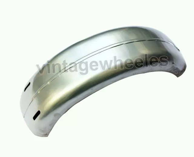 Lambretta LI Series 2 - Primed Metal Rear Mudguard With Stainless Fixing