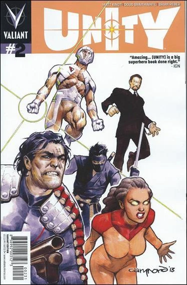 Unity (2nd Series) #2A VF/NM; Valiant | 1:25 Variant - we combine shipping