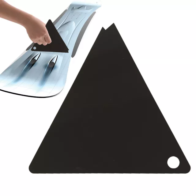 Snowboard Wax Scraper Acrylic Ski And Snowboard Triangle Tuning And Waxing Tool