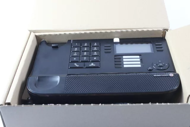 Alcatel Lucent 8029 Premium DeskPhone Systemtelefon schwarz NEU (Kundenretoure)