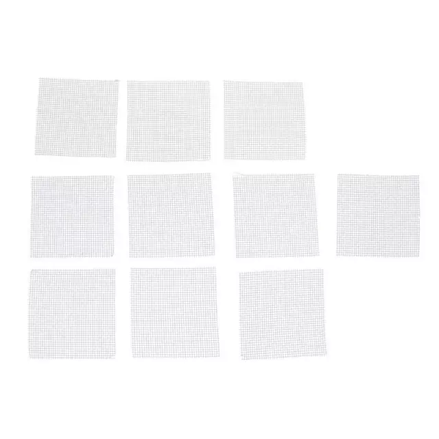 10 Stück Aquarium Edelstahl Drahtgitter Pads für Pflanzen Moos - 8x8cm