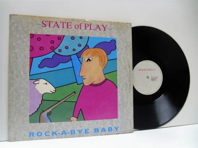 STATE OF PLAY rock-a-bye-baby 12 INCH EX/EX, VS 873-12, vinyl, single, uk, 1986,