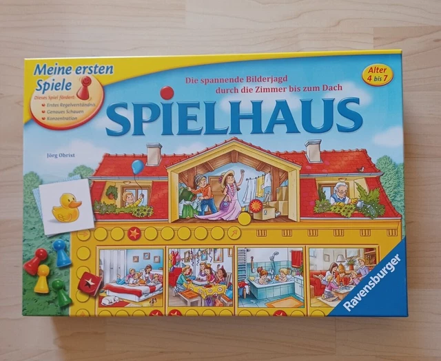 Ravensburger Meine ersten Spiele  Spielhaus Würfellaufspiel -Top-