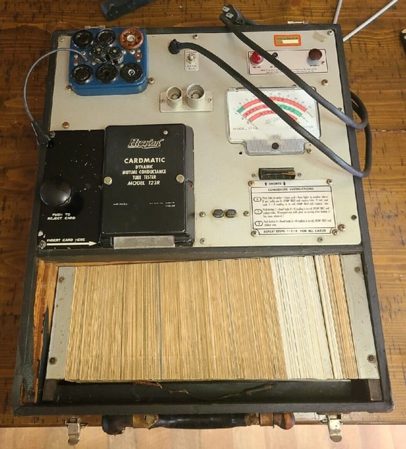 Hickok Cardmatic Model 123R Conductance Tube Tester