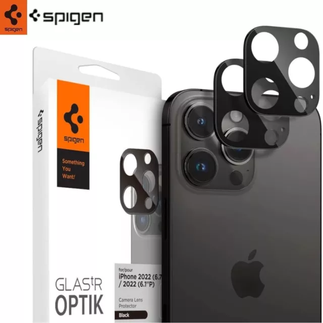 Spigen 2x Kameraschutz Glas für iPhone 15 Pro/ 15 Pro Max/ 14 Pro / 14 Pro Max