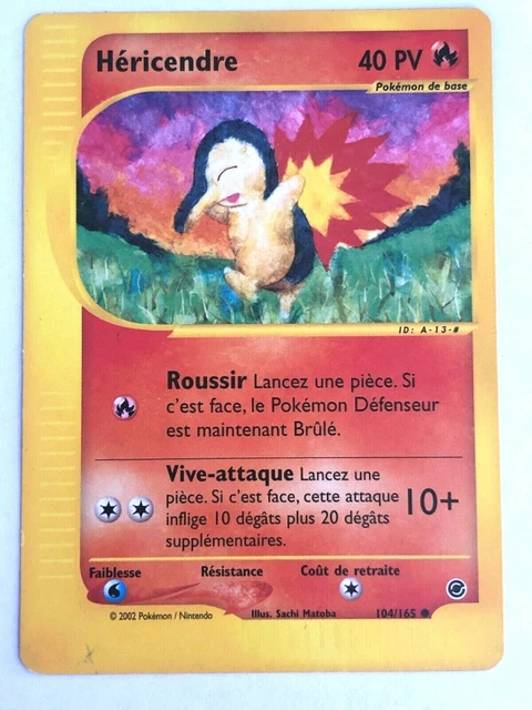 Carte Pokemon - JCC - Héricendre - Expedition - 104/165 - FR