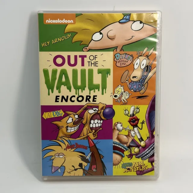 Nickelodeon Out of the Vault: Encore (DVD, 2017) - Hey Arnold / Rocko / Cat Dog