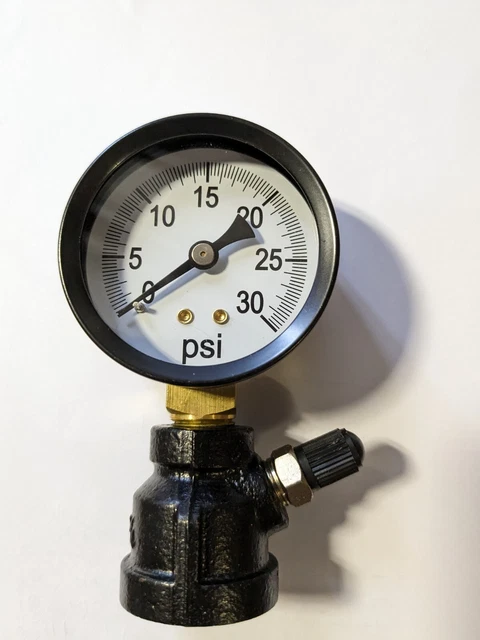 Pro-Flex PFTG-B1230C 1/2" BELL TEST GAUGE 30psi
