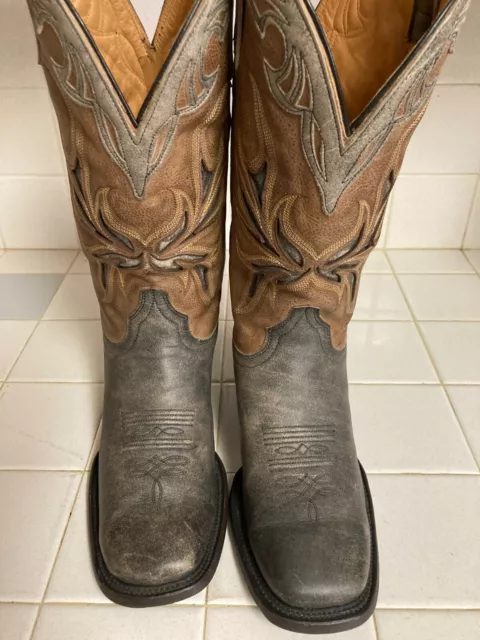 STETSON WESTERN COWBOY Boots Square Toe Handcrafted 9 D $600.00 - PicClick