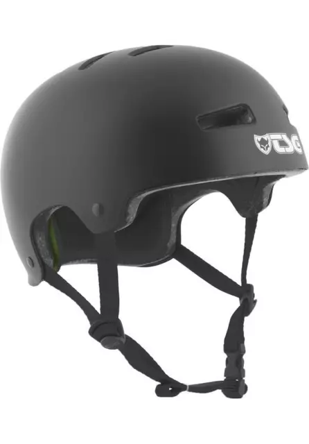 TSG Casco Evolution Scooter Stunt Suciedad BMX Skate Negro L/XL 57-59 CM