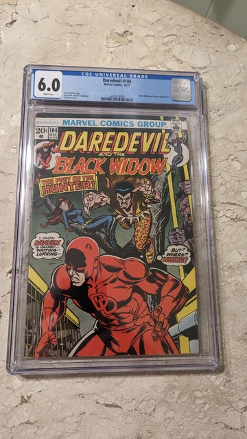 Daredevil #104 1973 CGC 6.0 MCU  Bondage Cover MCU Bronze Age Kraven Black Widow