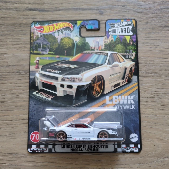 HOT WHEELS LB-ER34 r34 Super Silhouette Nissan Skyline GTR - Boulevard ...