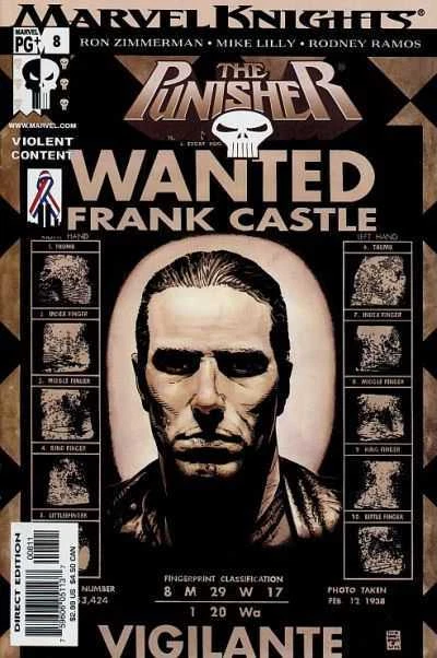 The Punisher #8 (2001) Vf/Nm Marvel Knights