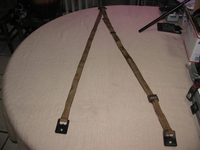 1979 - 1983 Datsun Nissan 280ZX T-Top Cargo Hold Straps brown OEM 1979 - 1983 Datsun Nissan 280ZX T-Top Cargo Hold Straps brown OEM