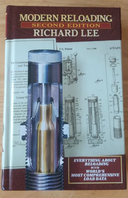 Modern Reloading 2nd Edition Hardcover Book by Richard Lee ~ New