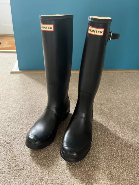 HUNTER WELLIES BLACK Size UK 9 65.00 PicClick UK
