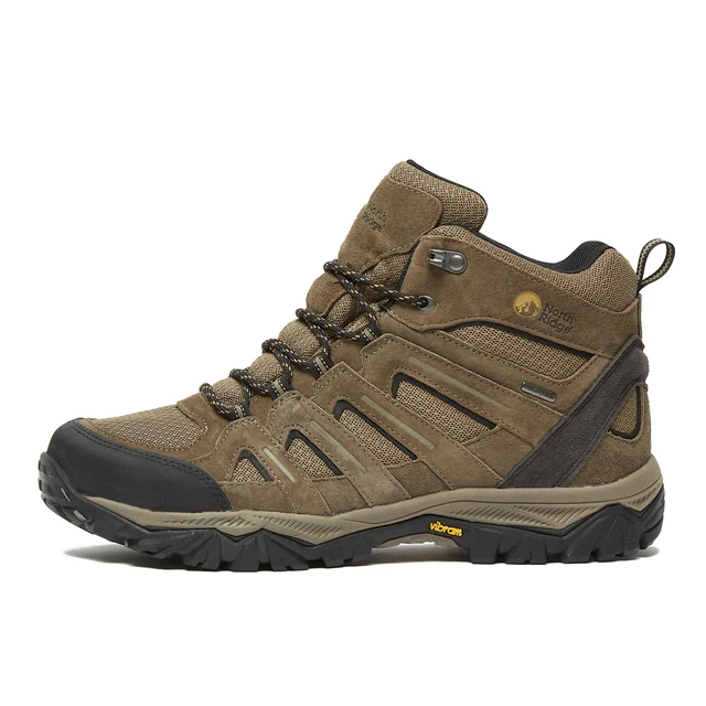 NORTH RIDGE TRAVERSE Comfortable Leather Mid Walking Boots