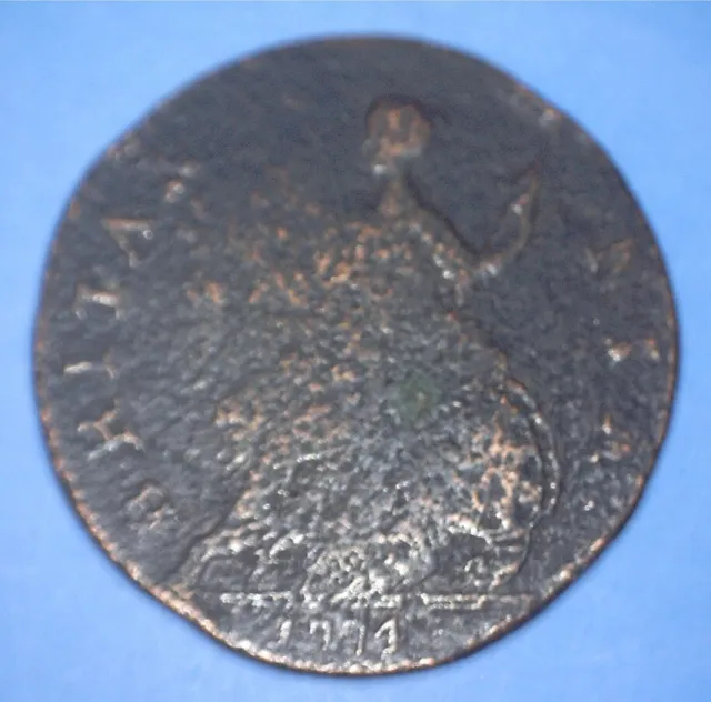 Colonial Era 1774 Evasion Halfpenny - Forerunner Of Early Coppers - *20666673 🌈