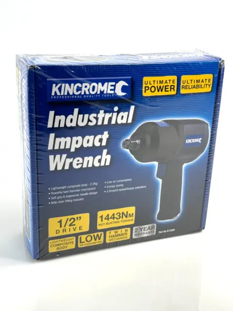 KINCROME INDUSTRIAL Air Impact Wrench Composite 1/2" Drive -- Part No. K13204