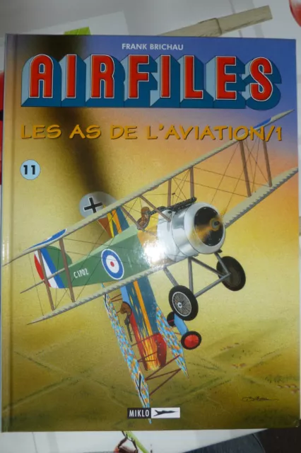 BD biggles airfiles n°11 les as de l'aviation tome 1 EO 2005 TBE brichau