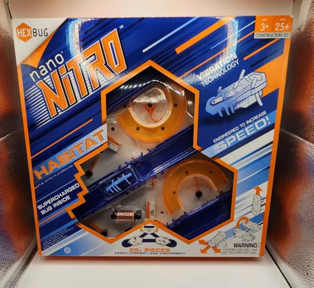 Hexbug Nano Nitro Habitat Set The Nitro Playground Supercharged Bug Included NEW