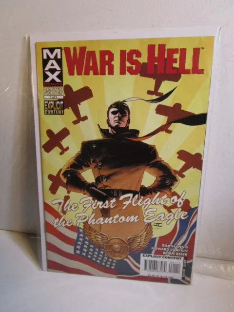 Max Comics War Is Hell First Flight Of The Phantom Eagle #1 May 2008 Bagged Boar