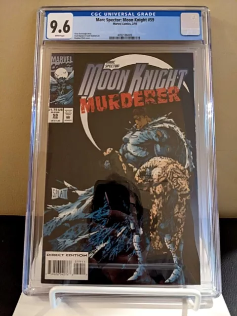 Marc Spector Moon Knight #59 CGC 9.6 NM+ | Stephen Platt | Marvel Comics 1994