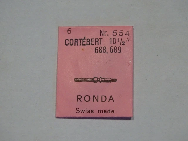 Axe De Balancier Pour Montre Cortébert Calibre 10 1/2 - Réf. 688/689 - Neuf