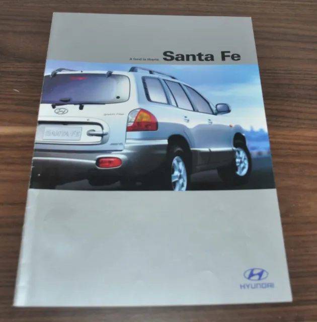 Hyundai Santa Fe Sales Brochure Prospekt FR CH