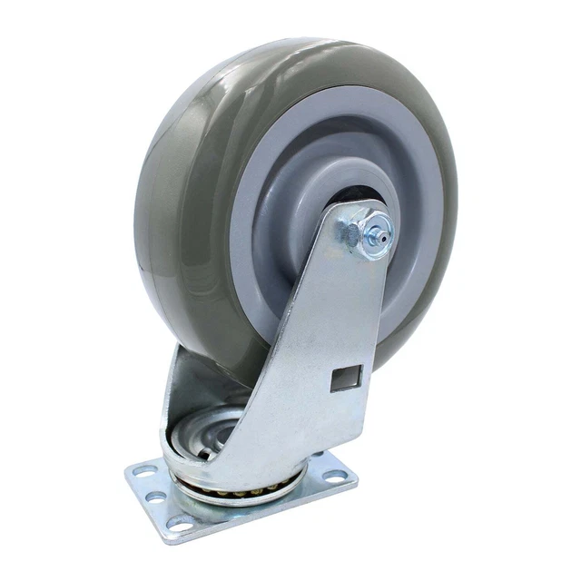 SNAP-LOC 450 lb Caster 6 Inch Super-Duty Polyurethane Swivel