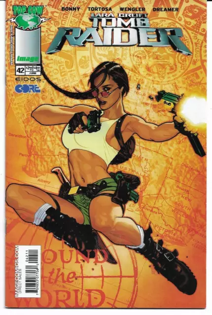 TOMB RAIDER (The Series) - Vol. 1 No. 42 (July 2004) ~ LARA CROFT  VARIANT COVER