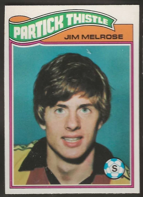 Topps-Football (Scottish Green Back 1978)-#102- Partick Thistle - Jim Melrose