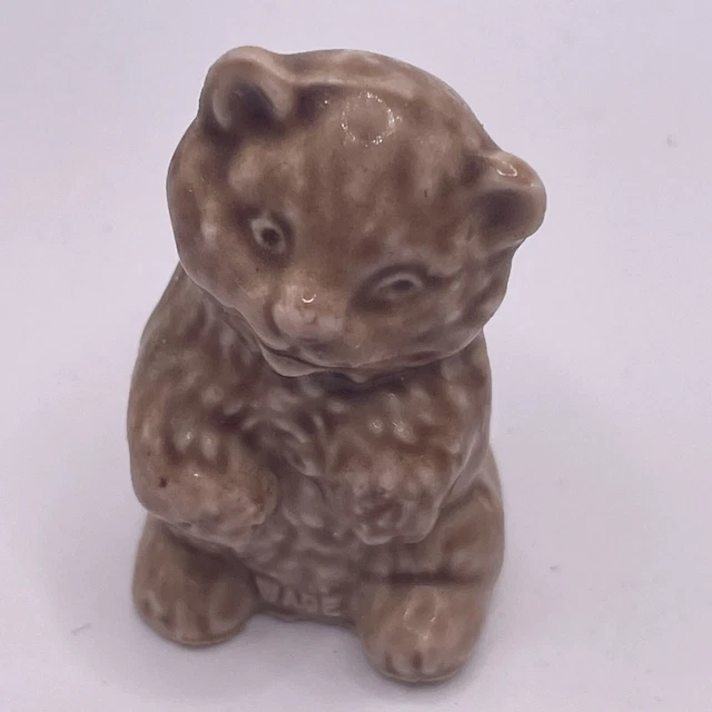 VINTAGE WADE TEDDY BEAR CUB Red Rose Tea Figurine ENGLAND £9.13 PicClick UK