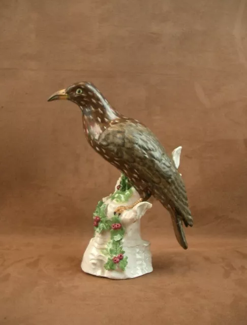 Bel Important Oiseau Ancien En Porcelaine De Paris Samson