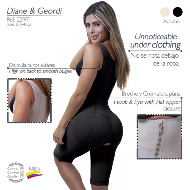 Diane & Geordi 2398 Butt Lifter Colombiano Faja Short Levanta Cola Tummy  Control
