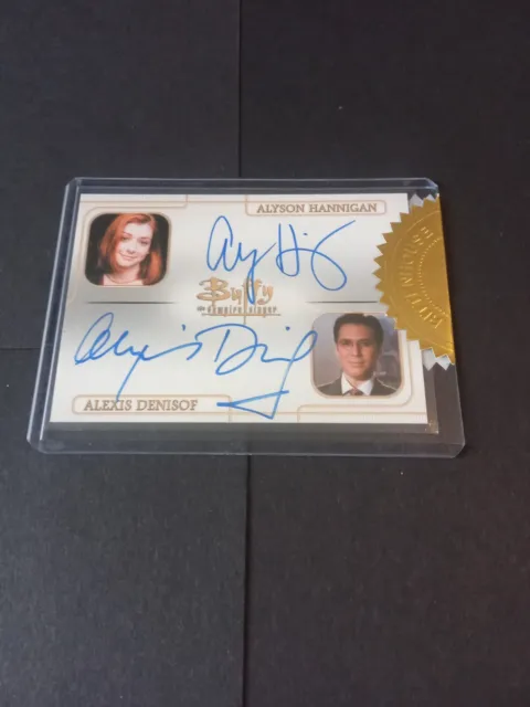 Buffy Ultimate Collectors Series 3 Hannigan / Denisof Dual Auto Card