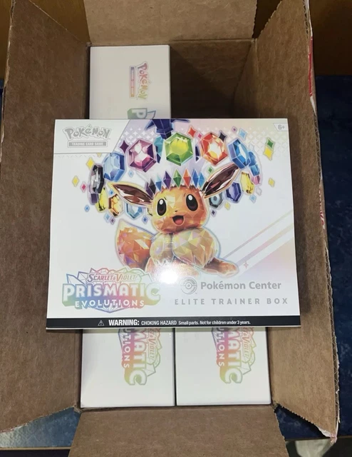 Pokemon Prismatic Evolutions Elite Trainer Box (ETB) - Brand New & Factory Sealed Jolteon 029/131 Prismatic Evolutions Pokemon Prismatic Evolutions Elite Trainer Box (ETB) - Brand New & Factory Sealed Jolteon 029/131 Prismatic Evolutions