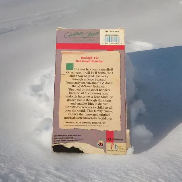 RUDOLPH THE RED Nosed Reindeer VHS Christmas Classics Series Children ...